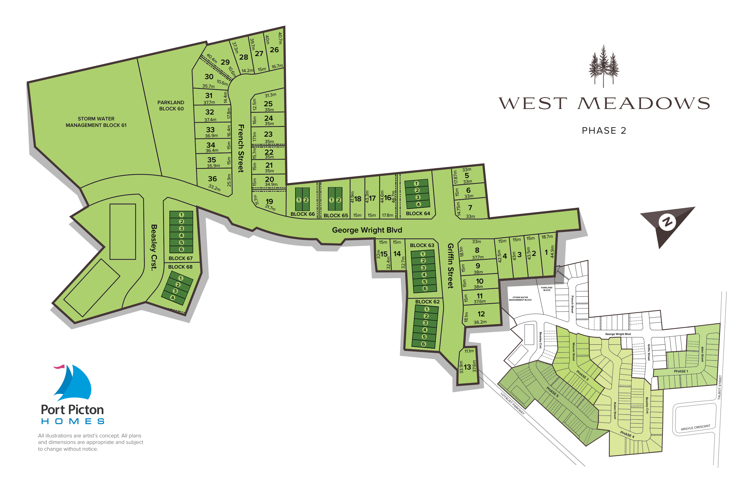 West Meadows Phase 2 Site Map